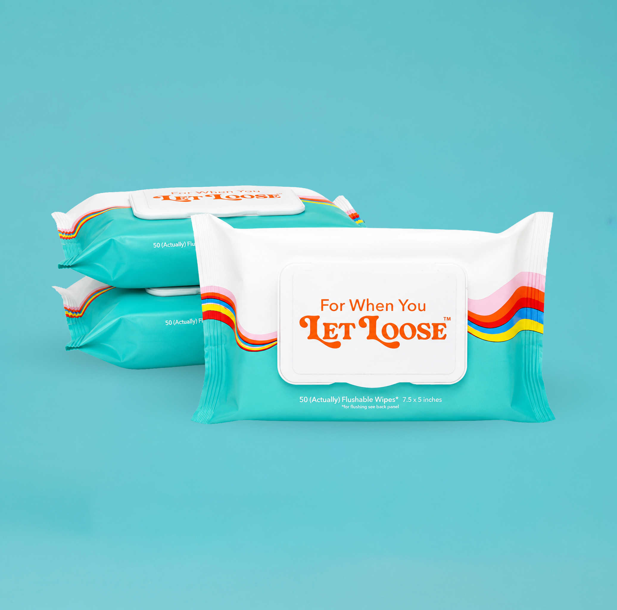 Flushable Wipes - For When You Let Loose