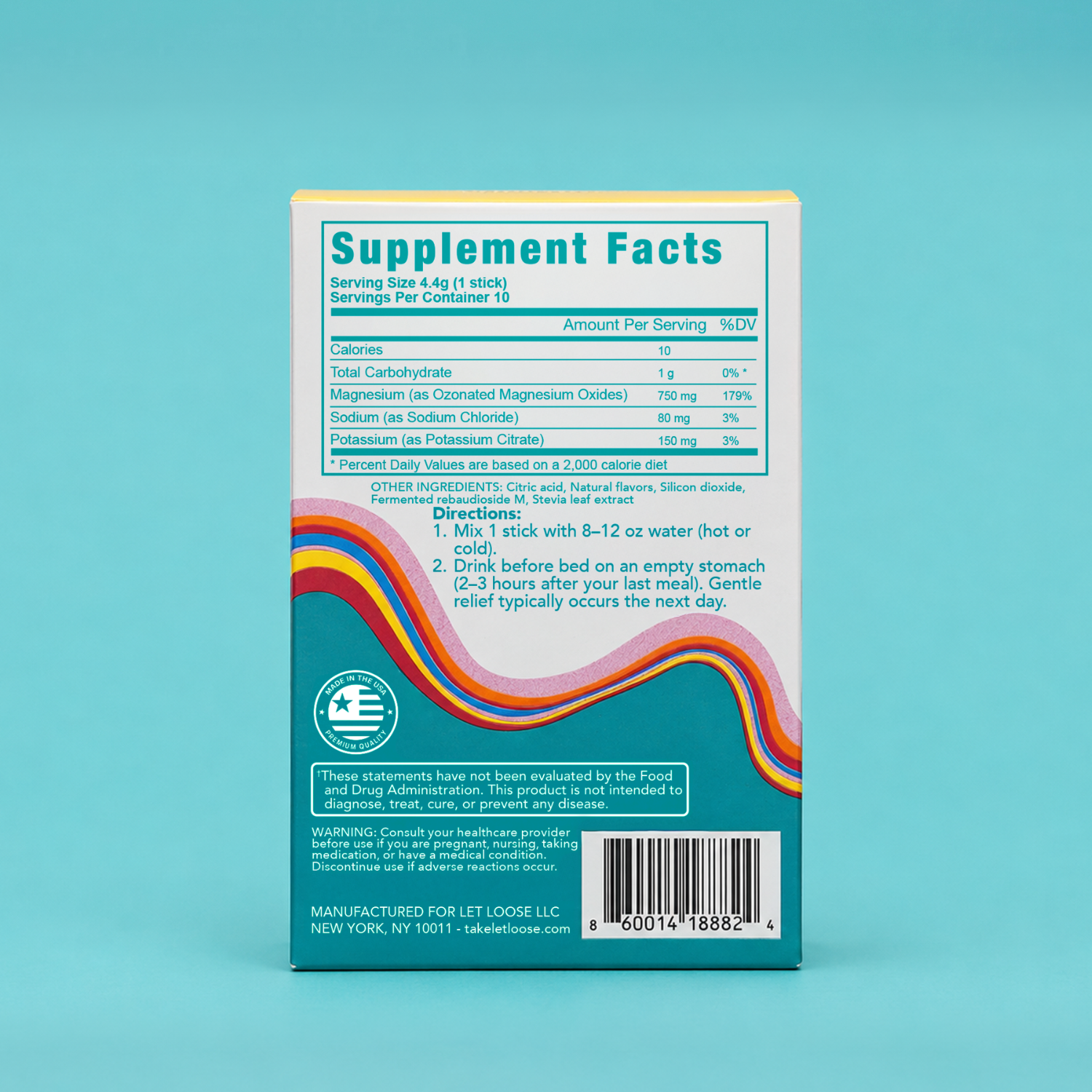 Let Loose Lemonade Constipation Relief Drink Mix