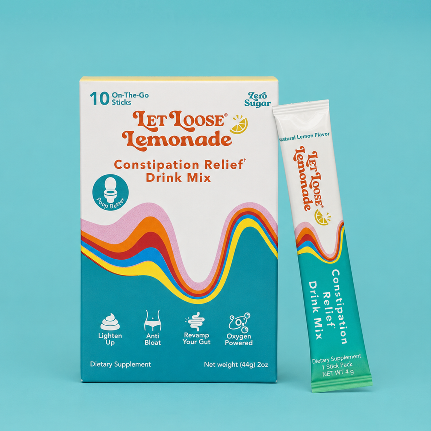 Let Loose Lemonade Constipation Relief Drink Mix