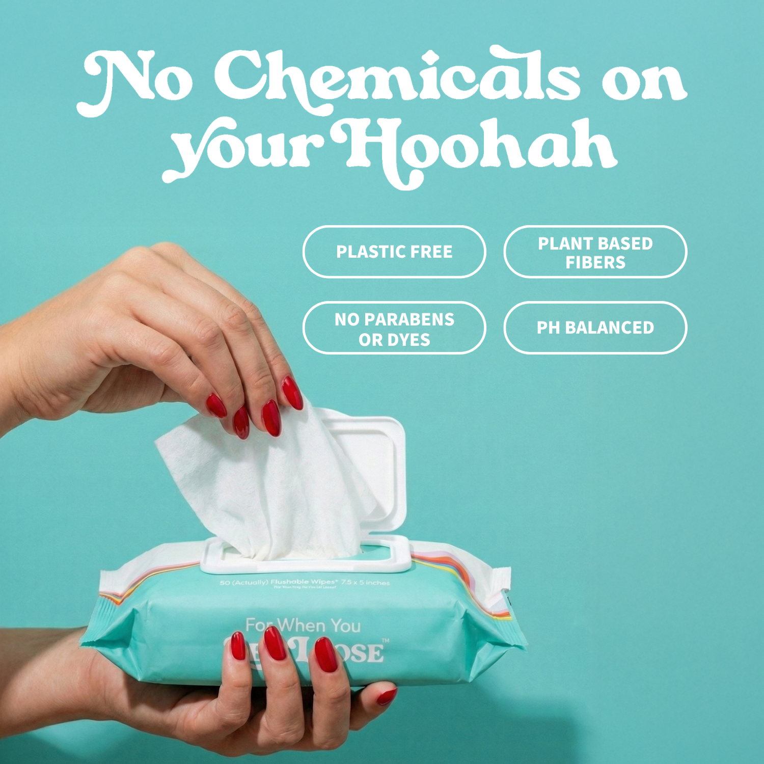Flushable Wipes - For When You Let Loose