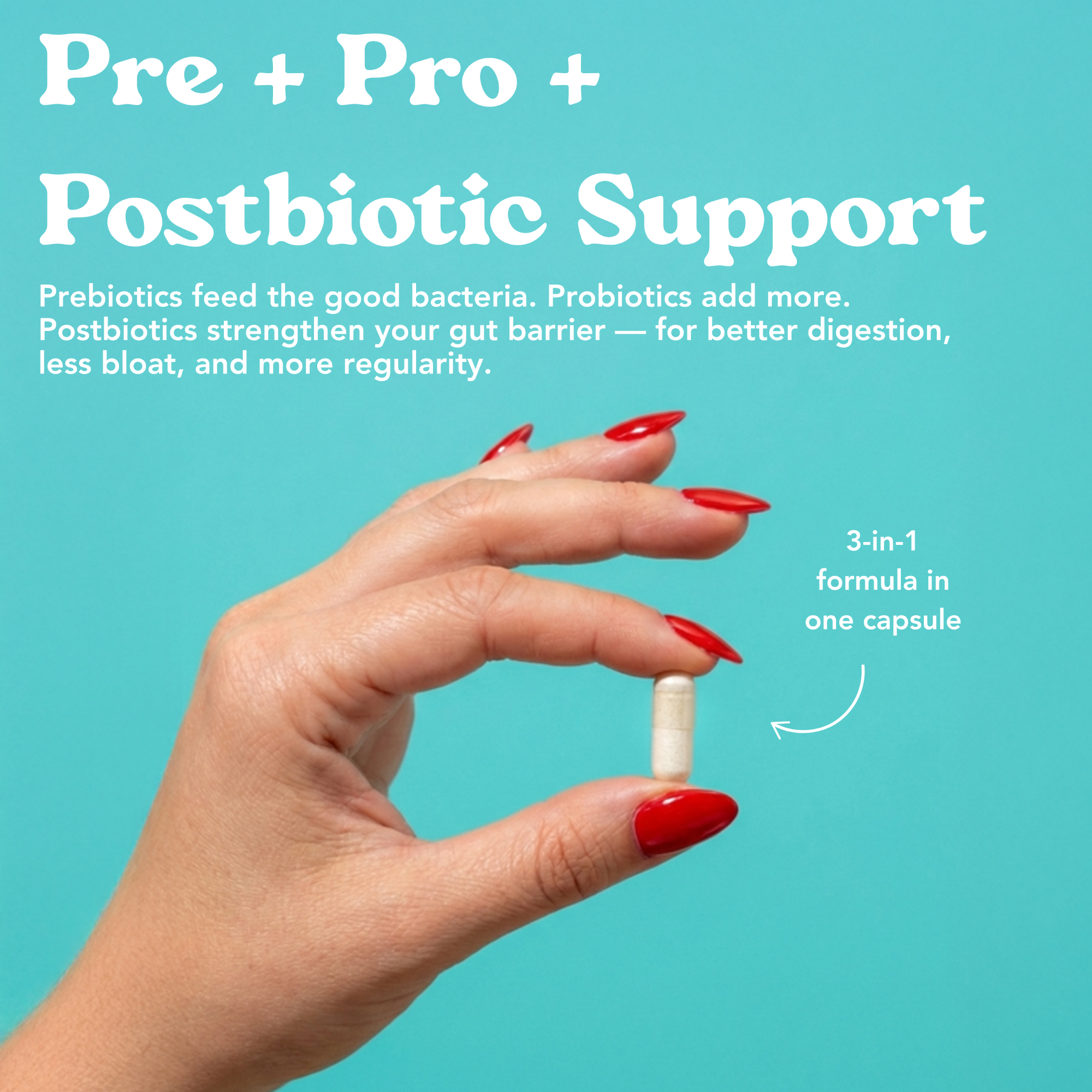Advanced Daily TrioBiotic: Complete Pre + Pro + Postbiotic Support