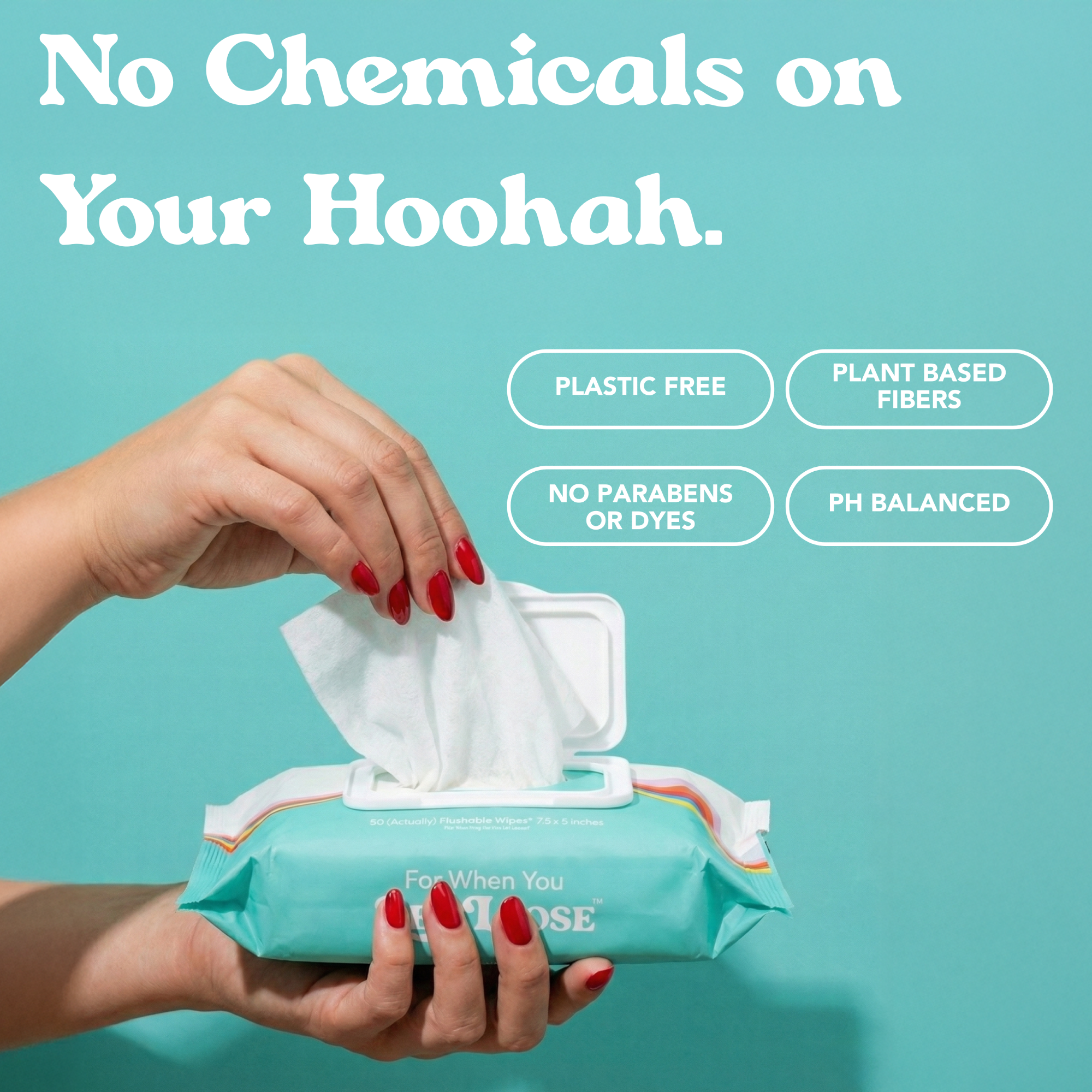 Flushable Wipes - For When You Let Loose