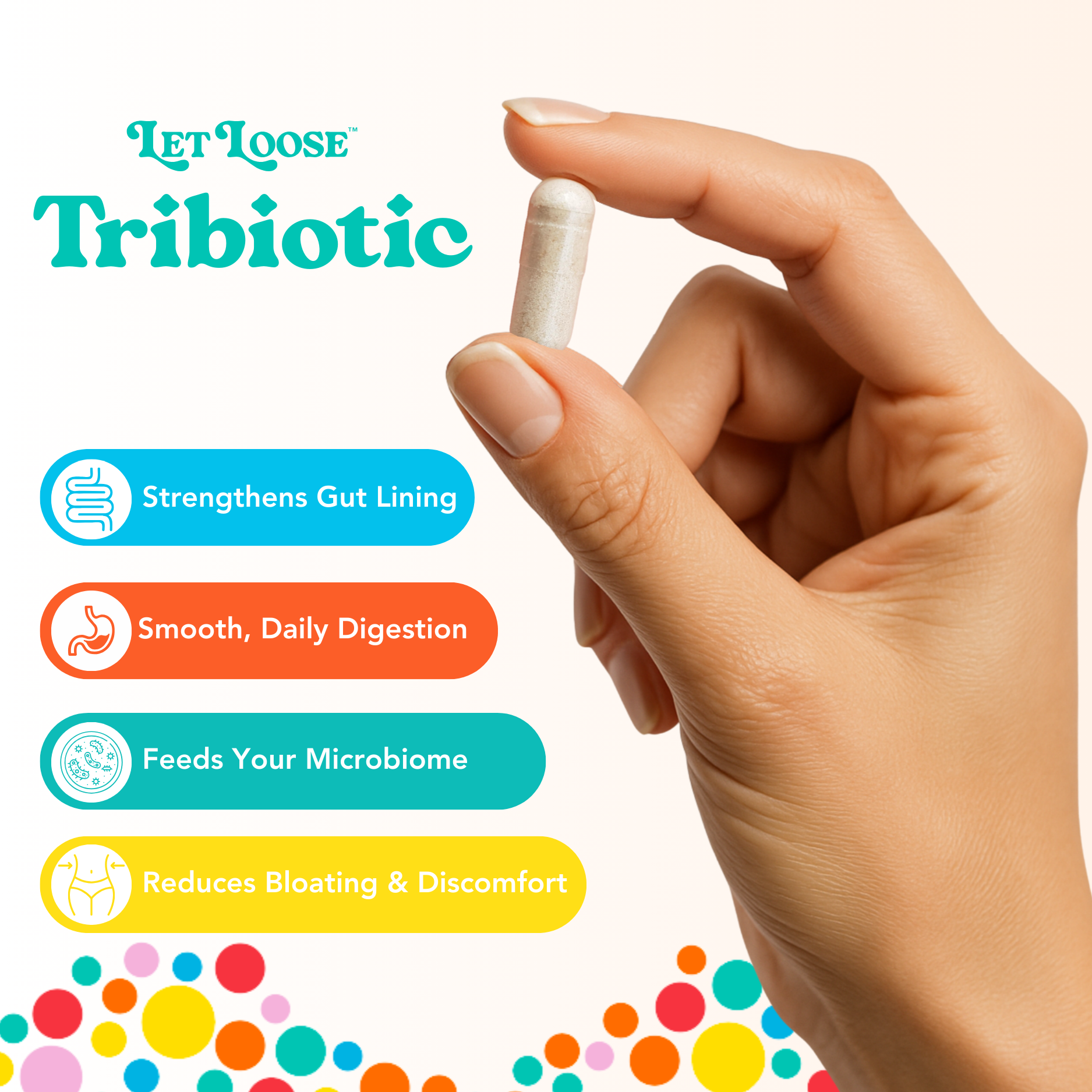 Advanced Daily Tribiotic: Complete Pre + Pro + Postbiotic Support