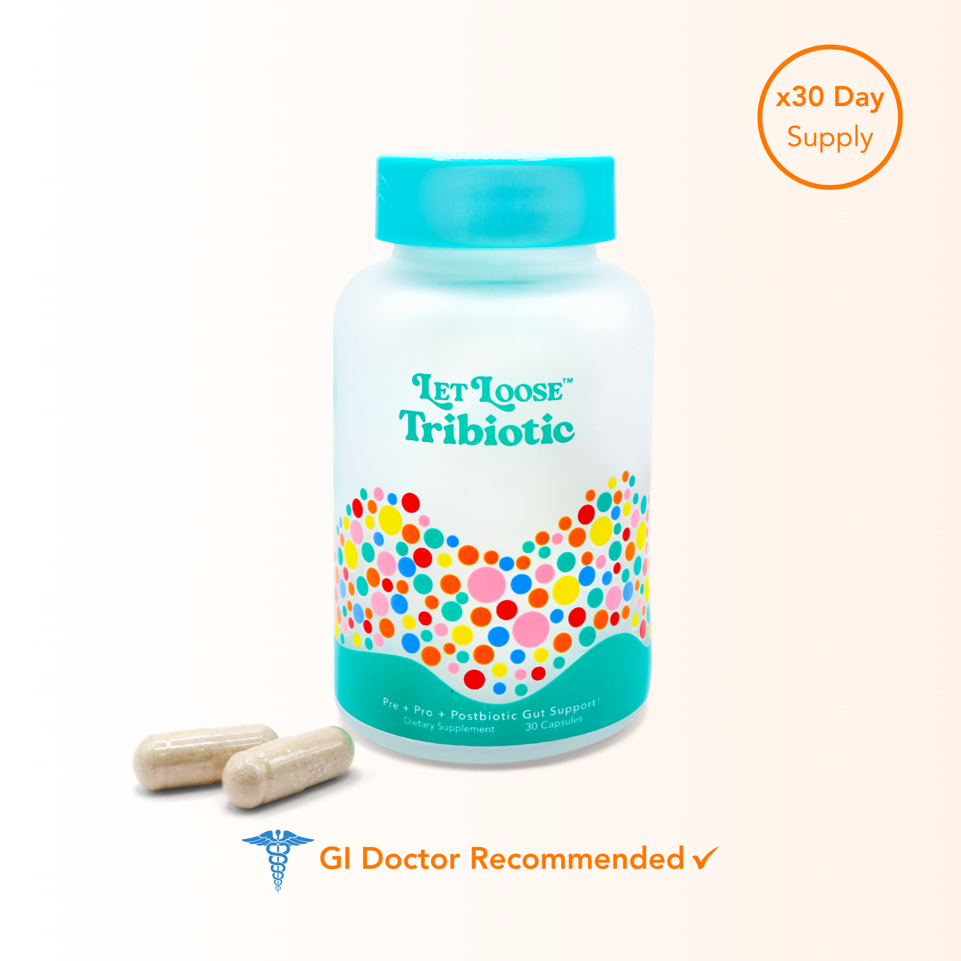 Advanced Daily Tribiotic: Complete Pre + Pro + Postbiotic Support